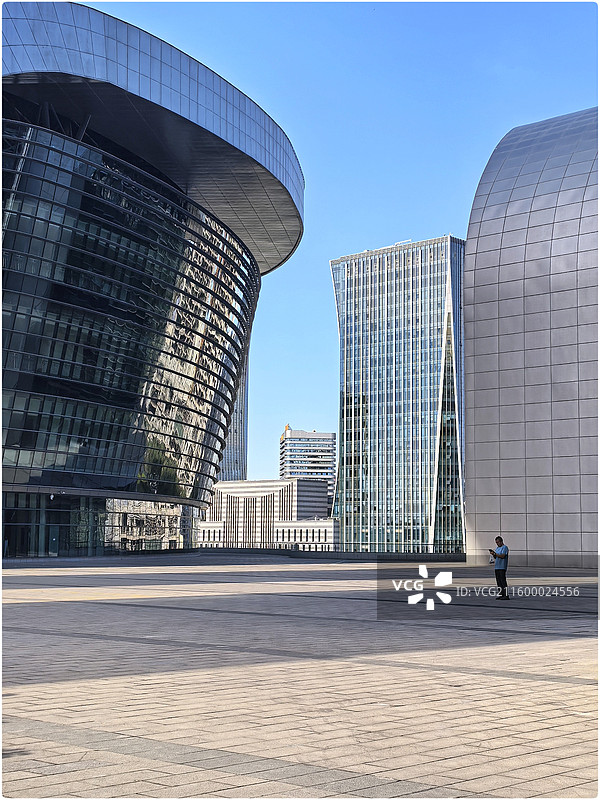 夕阳下的六馆一心199图片素材