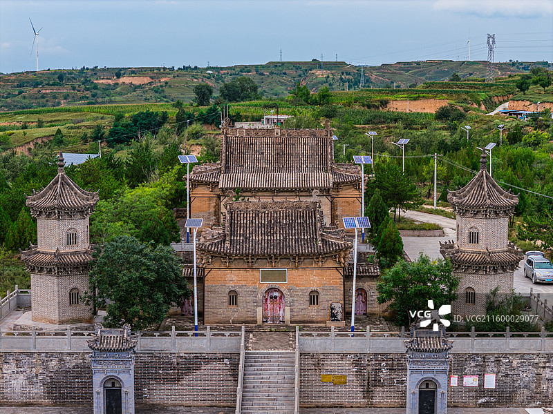 陕西 榆林 府谷县 七星庙图片素材