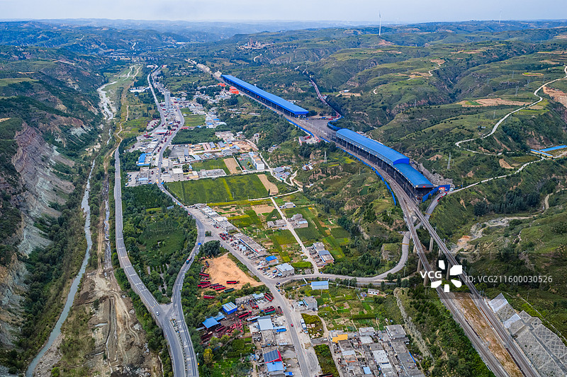 陕西 榆林 府谷县 孤山堡图片素材