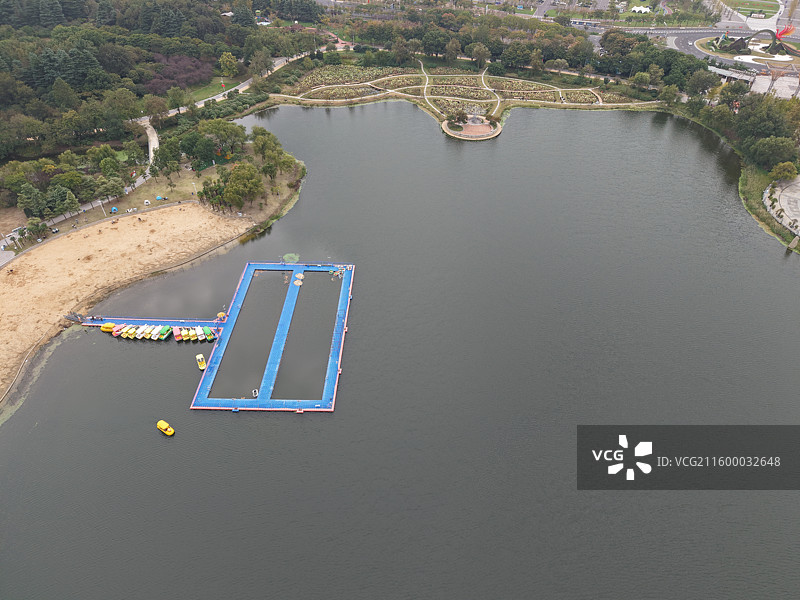 泰州市天德湖公园图片素材