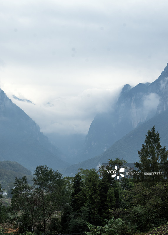 湖北恩施大峡谷风光图片素材