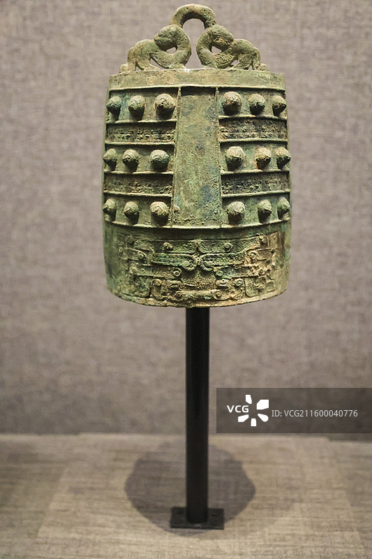 春秋青铜博钟一组邯郸市博物馆甘丹风华邯郸历史文化陈列图片素材