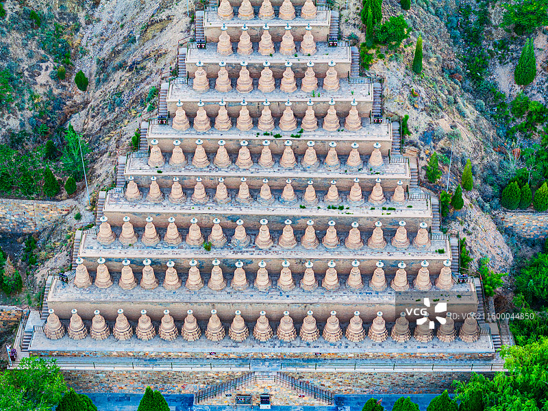 宁夏 青铜峡 一百零八塔图片素材