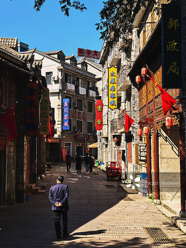 古韵街巷的时光漫步1图片素材