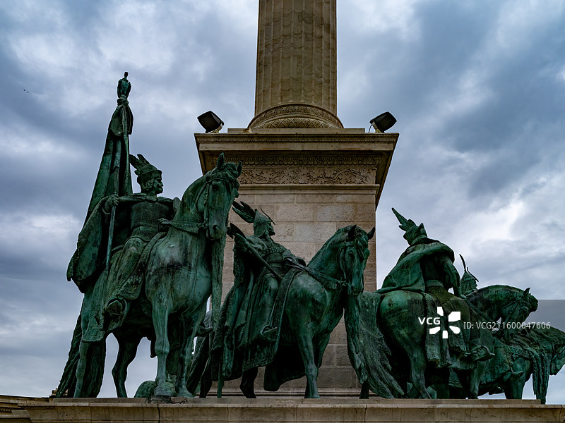 匈牙利布达佩斯英雄广场图片素材