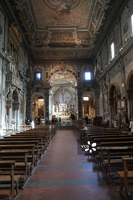 意大利佛罗伦萨诸圣教堂图片素材