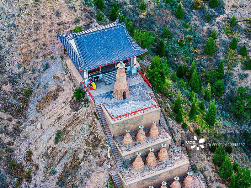 宁夏 青铜峡 一百零八塔图片素材