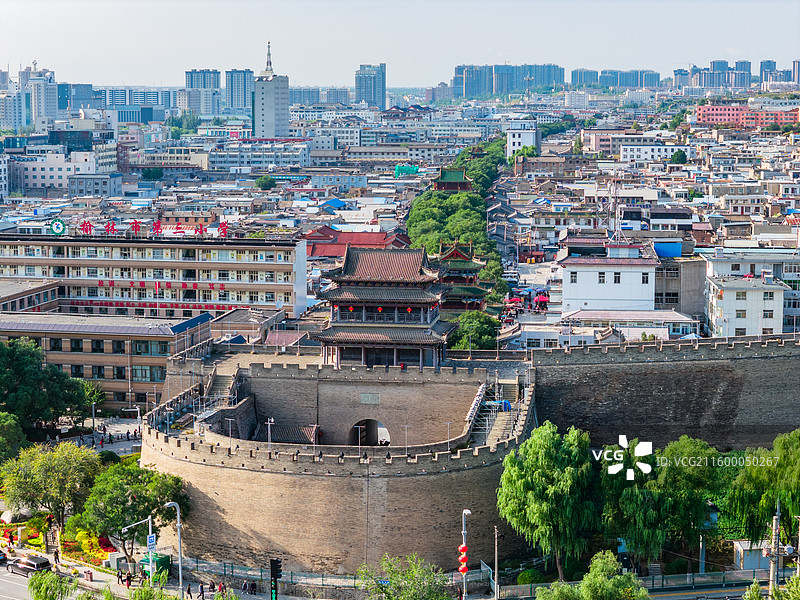 陕西 榆林 榆林古城图片素材