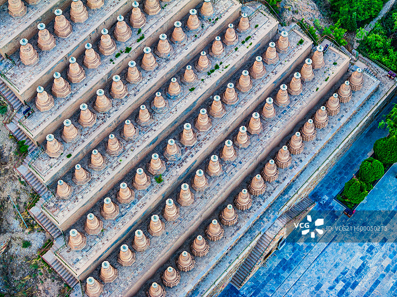 宁夏 青铜峡 一百零八塔图片素材