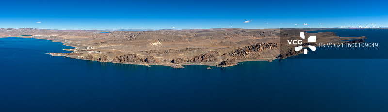 西藏那曲纳木措圣象天门航拍图图片素材
