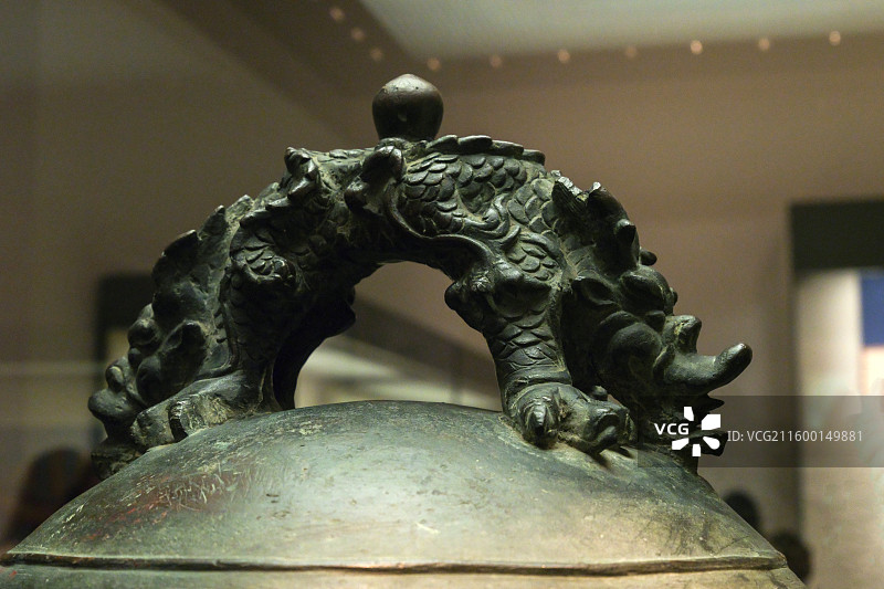 郑和铸铜钟 明·宣德六年 1981年福建南平采集 中国国家博物馆“古代中国”基本陈列图片素材