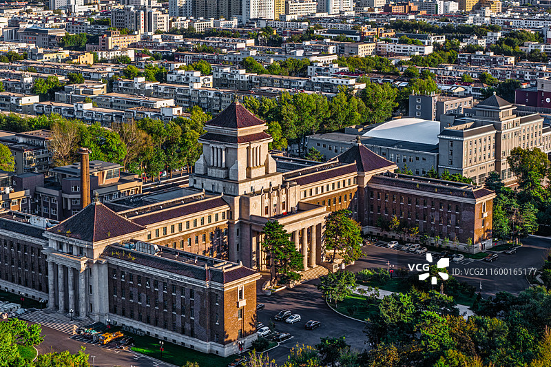 中国长春伪满洲国国务院旧址图片素材