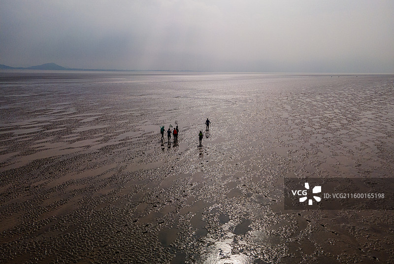 钱塘江全流域拍摄项目-杭州段-大江东二十工段图片素材