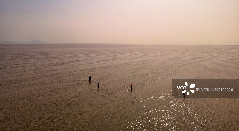 钱塘江全流域拍摄项目-杭州段-大江东二十工段图片素材