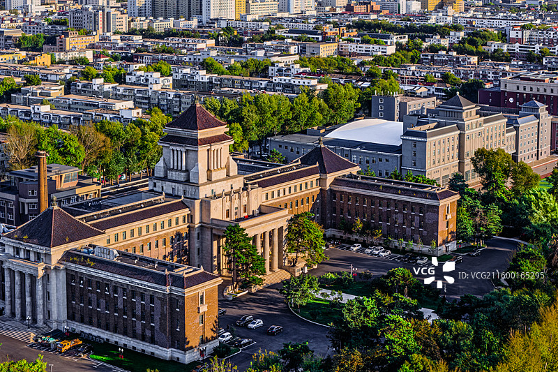 中国长春伪满洲国国务院旧址图片素材