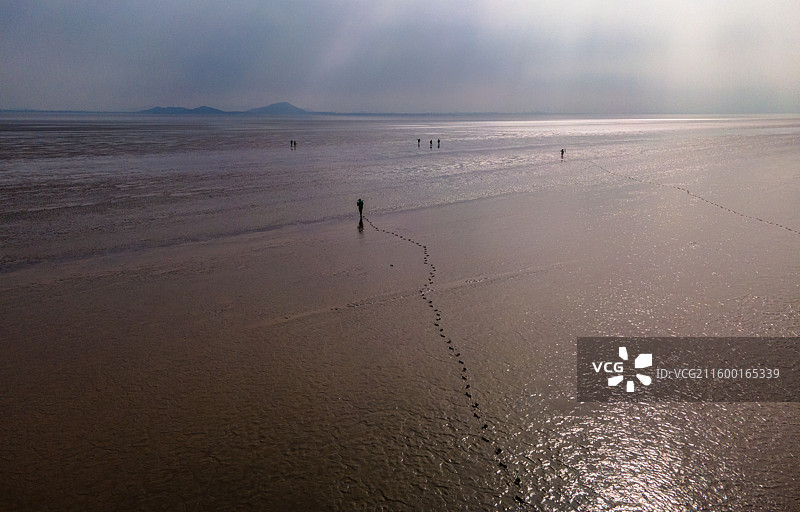 钱塘江全流域拍摄项目-杭州段-大江东二十工段图片素材
