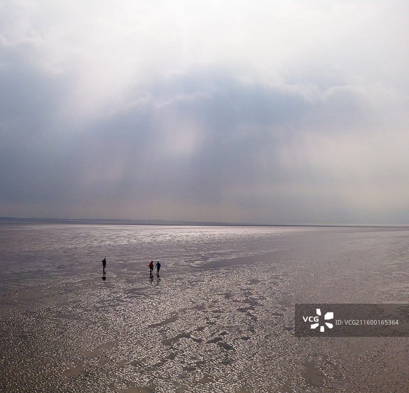 钱塘江全流域拍摄项目-杭州段-大江东二十工段图片素材