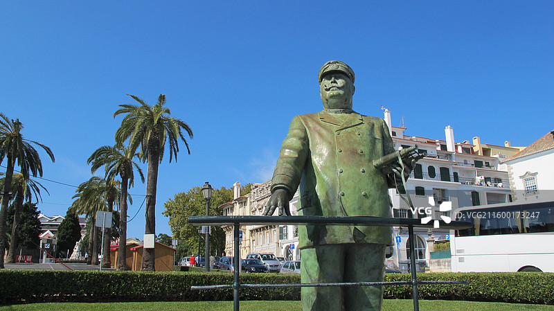 葡萄牙航海者雕像图片素材