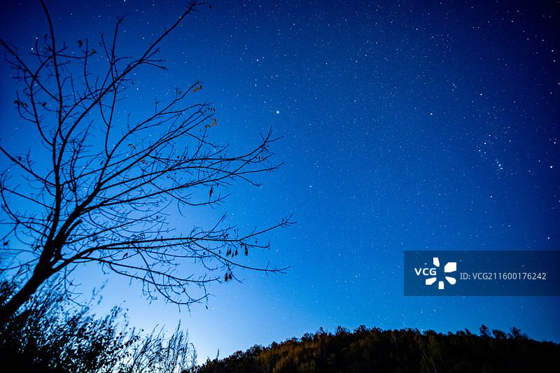 茅兰沟之夜图片素材