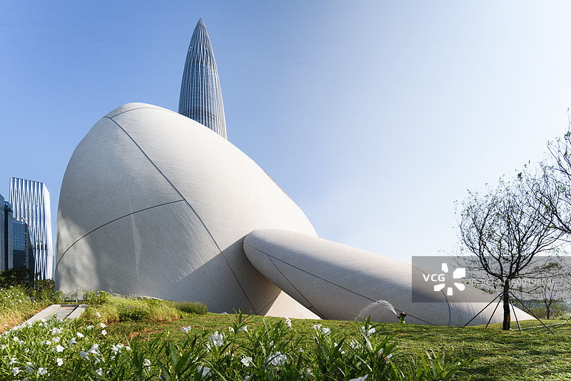 深圳湾文化广场、深圳人才公园、中国华润大厦、后海图片素材