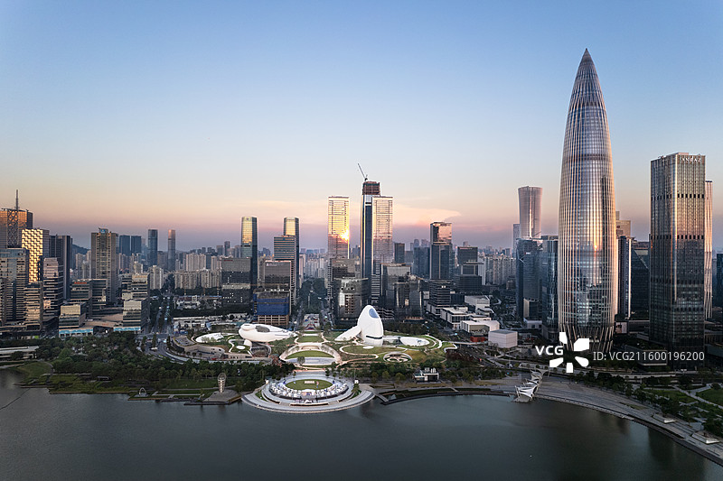 深圳湾文化广场、深圳人才公园、中国华润大厦、后海图片素材