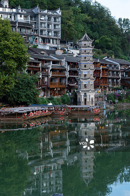 湖南，凤凰古城图片素材