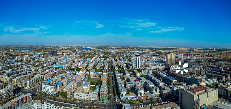 松原市 宁江区 金钻广场 青年大街 航拍 地标图片素材
