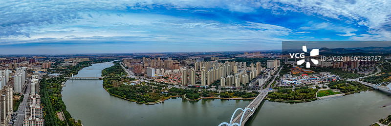 辽阳市 文圣区 太子河 河东广场 白塔公园 航拍 地标图片素材