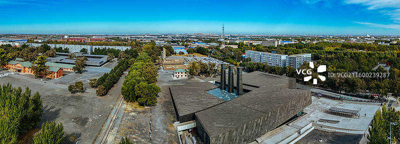 哈尔滨 平房区 731遗址 平房公园 航拍图片素材