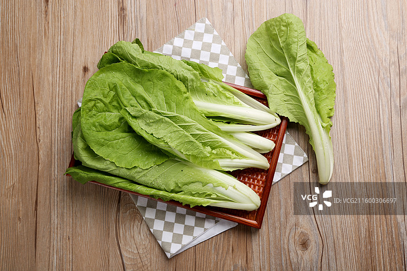 新鲜嫩绿的小白菜图片素材