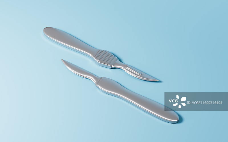 外科手术器具3D渲染图片素材