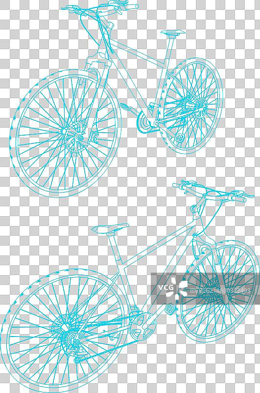 公路自行车图片素材