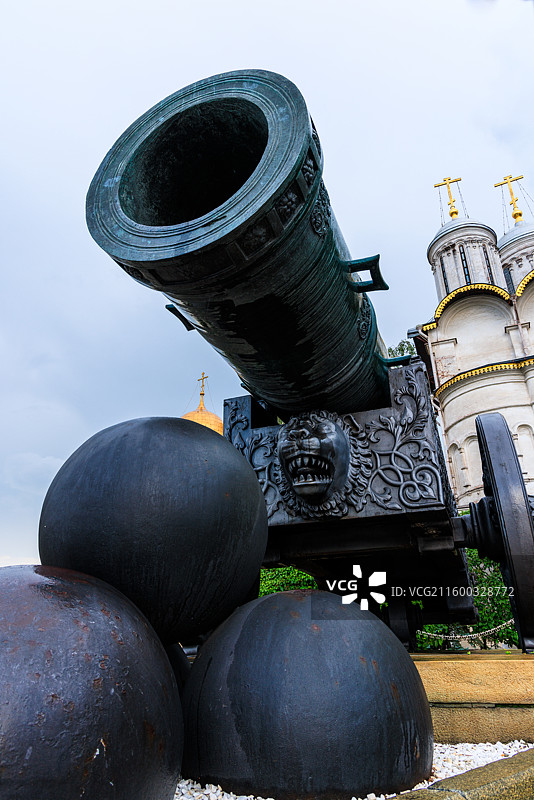 沙皇炮（俄罗斯莫斯科克里姆林宫外）图片素材
