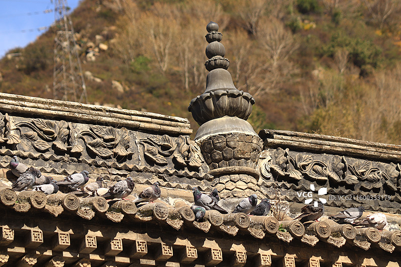 忻州五台山佛教普化寺图片素材