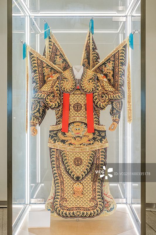 中国戏曲服装，大靠，元帅，将军的专属戏服图片素材