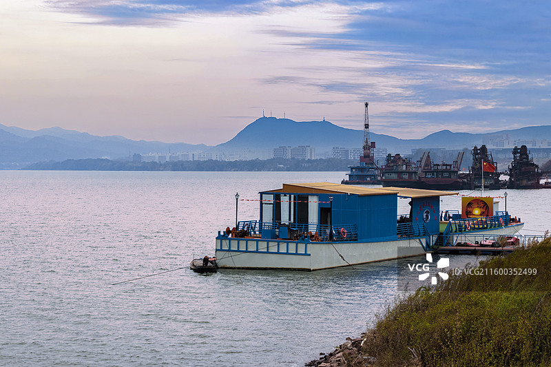 江西赣州市章贡区和乐美人湾（赣江）图片素材