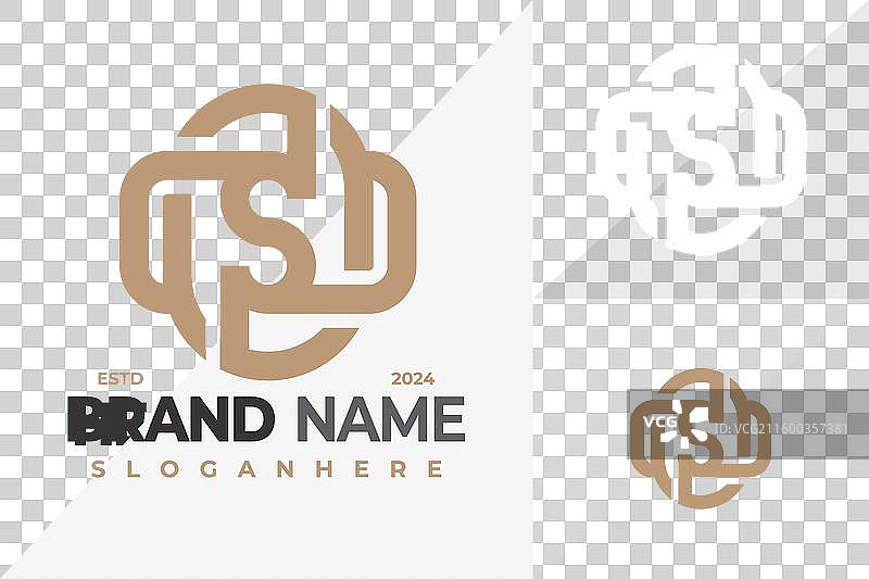 字母S的字母组合标志设计符号图标图片素材