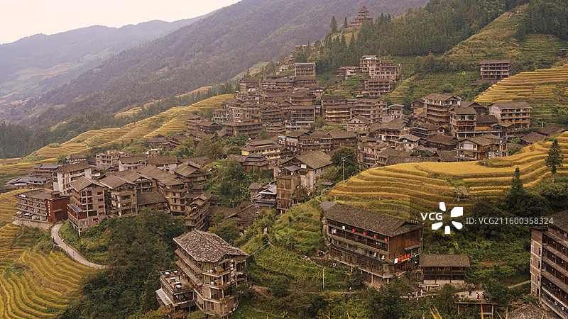 广西桂林龙胜龙脊梯田图片素材