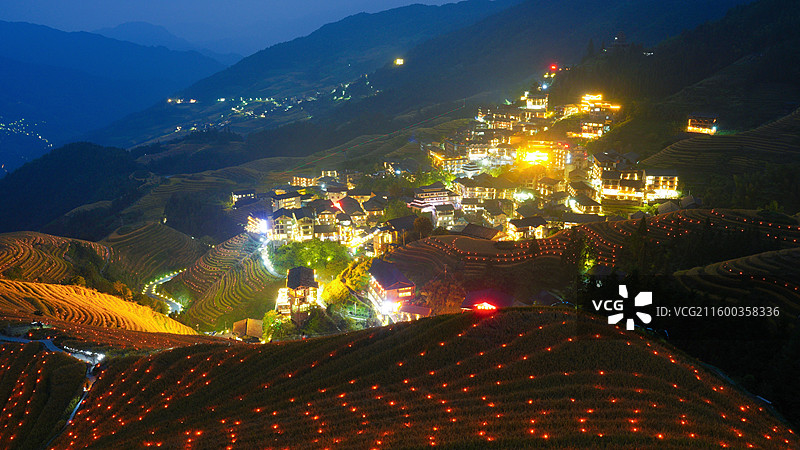 广西桂林龙胜龙脊梯田图片素材