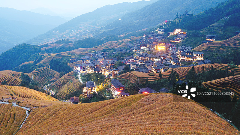广西桂林龙胜龙脊梯田图片素材