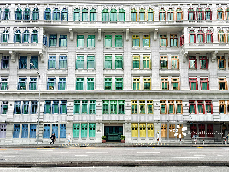 白天的新加坡旧禧街警察局图片素材