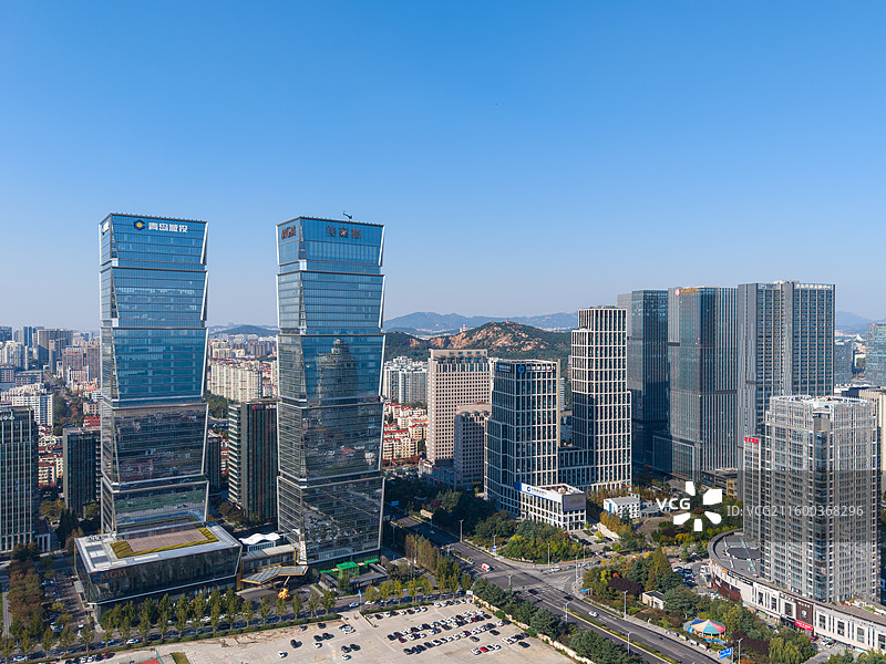 青岛上实中心图片素材