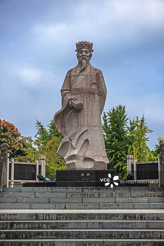 浙江金华，沈约图片素材