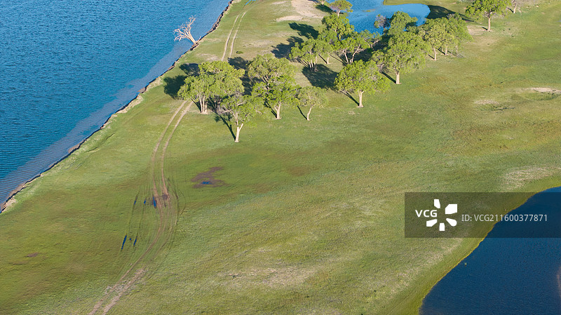 内蒙古正蓝旗上都湖自然风光图片素材