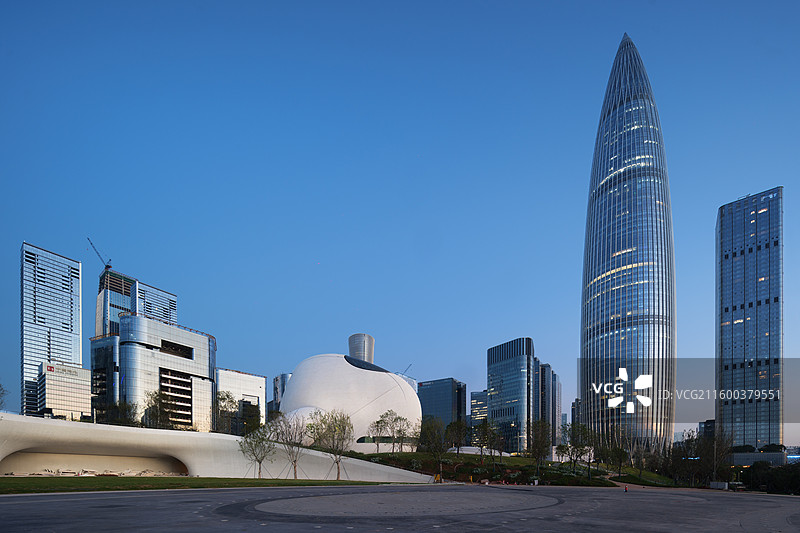 深圳湾文化广场、深圳人才公园、中国华润大厦、后海图片素材