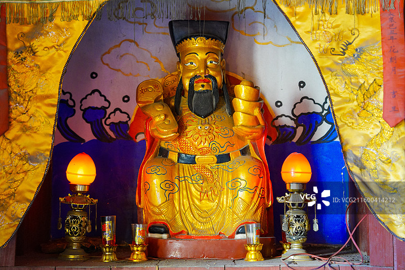 福建省三明市永安市贡川镇集凤村，贡川古镇，临水宫图片素材