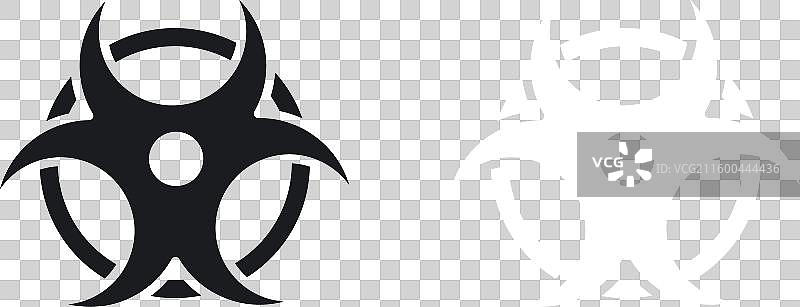 生物危害图标集（纯色风格）图片素材