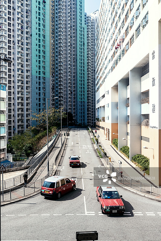 香港街道建筑常悦楼图片素材