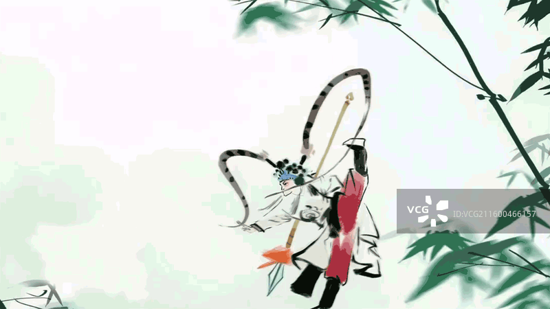 京剧 大武生 竹子 表演 赵云图片素材
