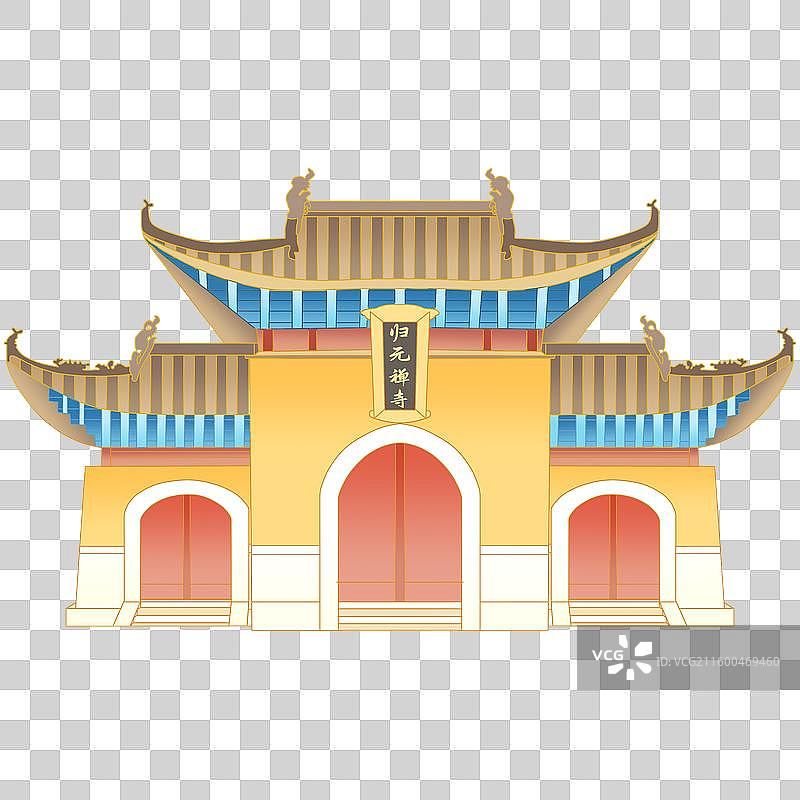 武汉地标归元寺图片素材